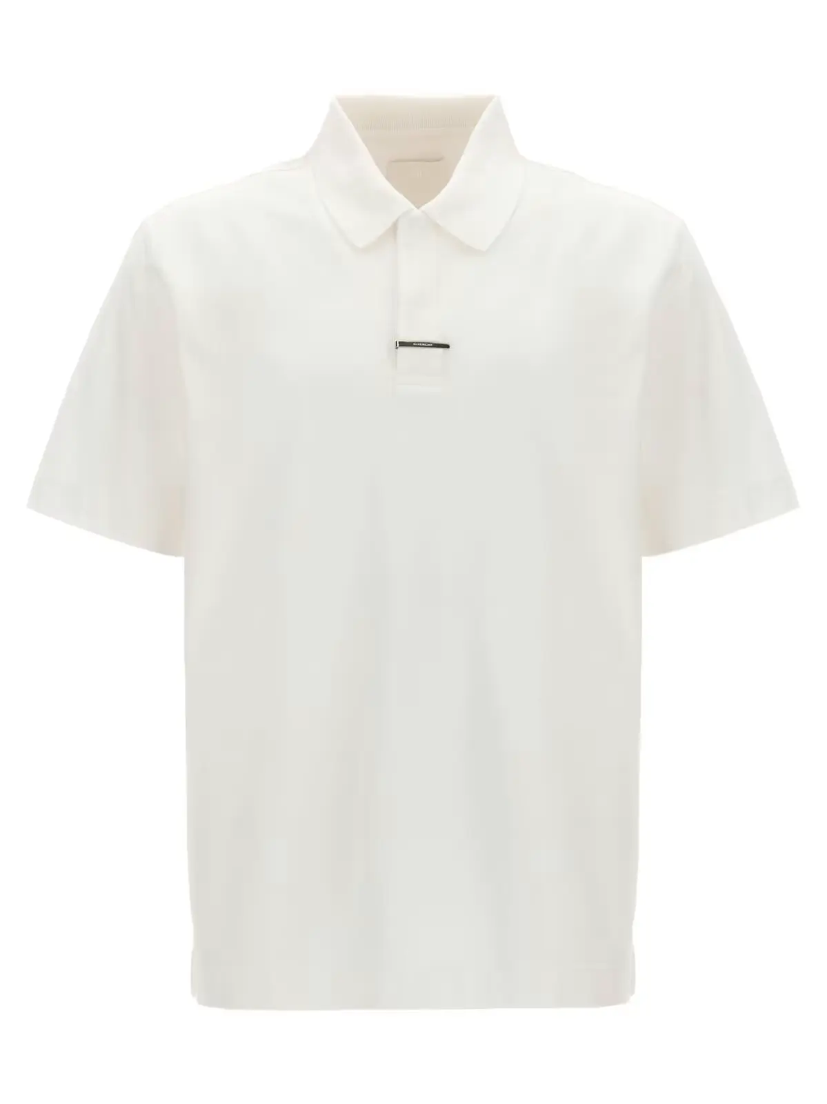 Поло Givenchy Metal Clip Біла 1 Metal clip polo shirt GIVENCHY White