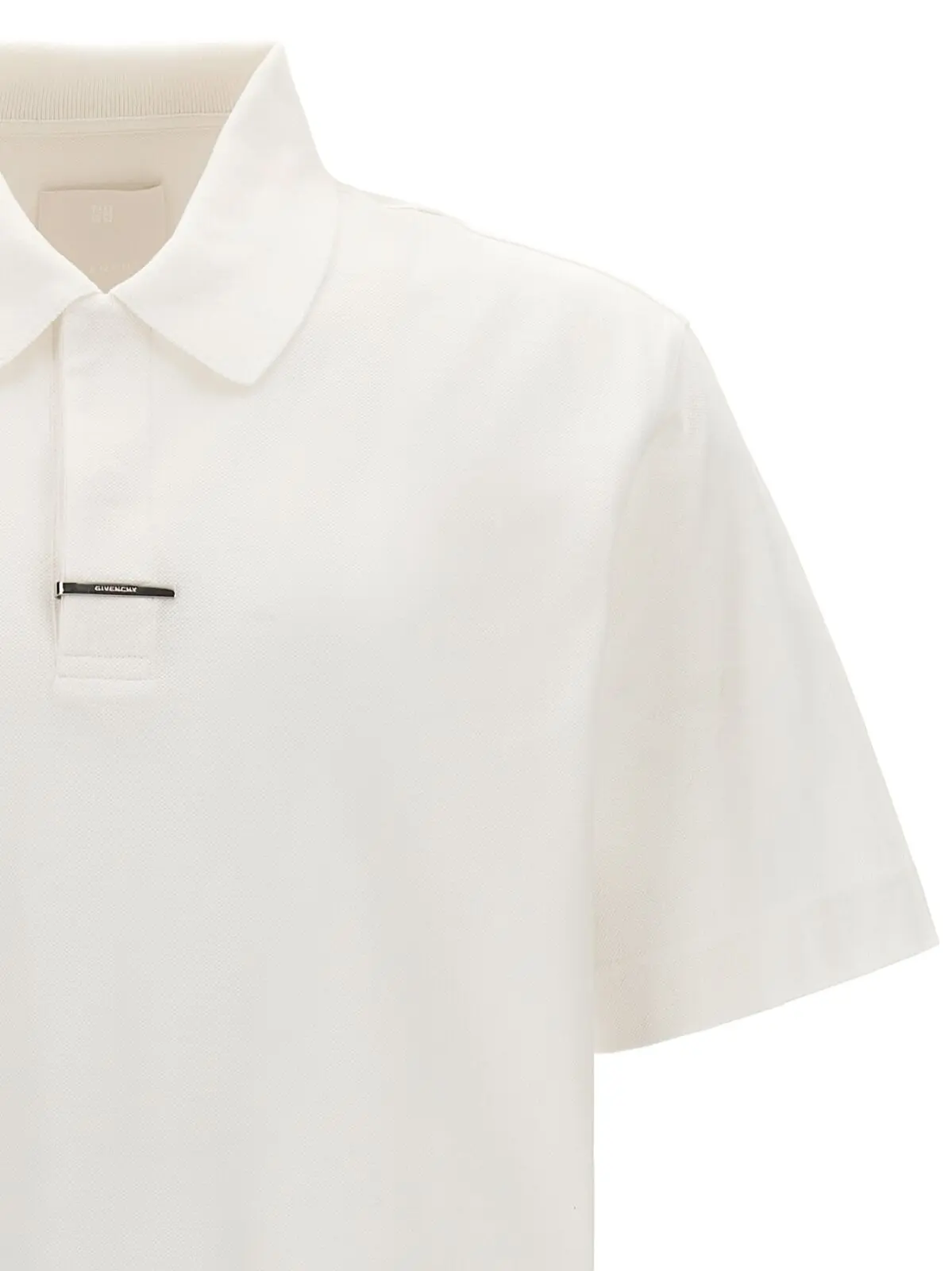 Поло Givenchy Metal Clip Біла 3 Metal clip polo shirt Man GIVENCHY White