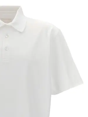 Logo embroidery polo shirt Man GIVENCHY White
