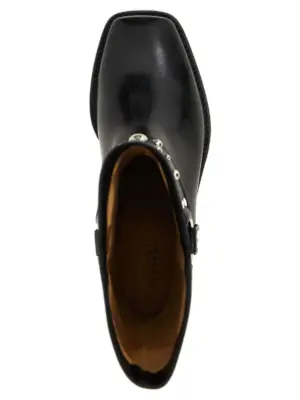 'Antya' ankle boots 100% calfskin leather (Bos Taurus) ISABEL MARANT Black