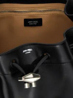 'Cinch M' shoulder bag Spring Summer 2025 JIMMY CHOO Black
