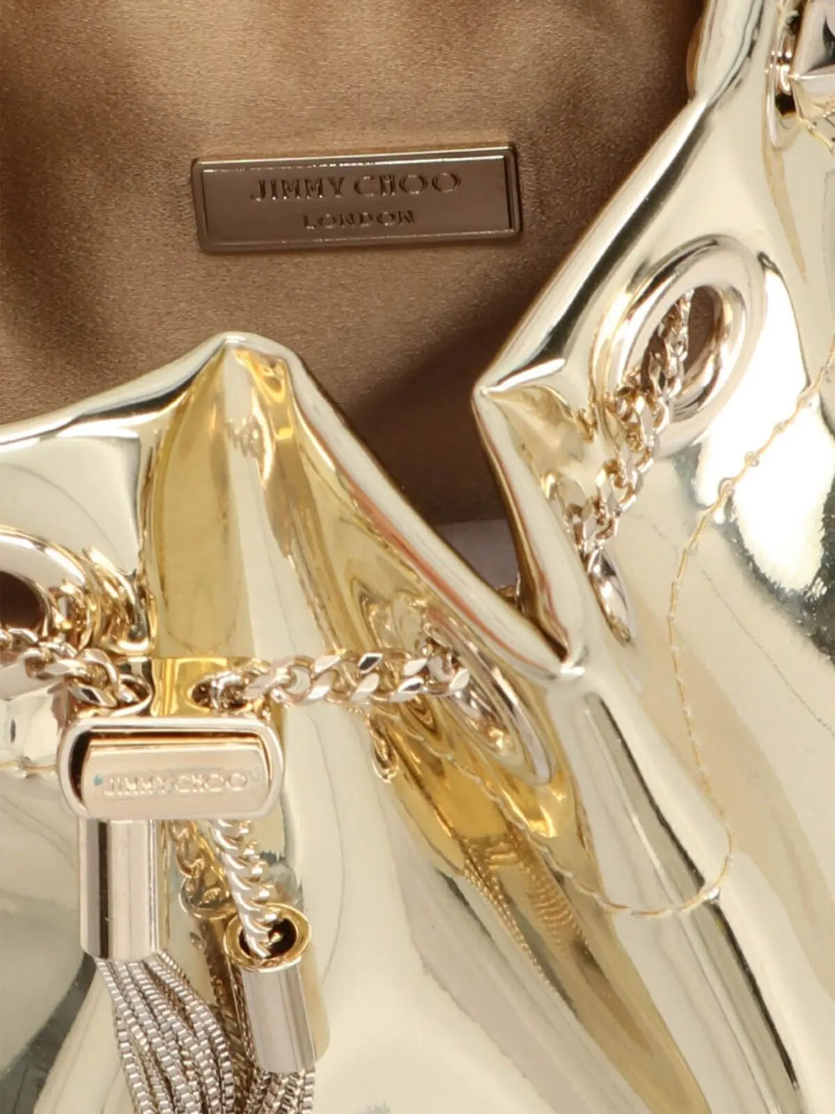 Сумка Bon Bon bucket Jimmy Choo Золотий 4 'Bon Bon' bucket bag 100% leather JIMMY CHOO Gold