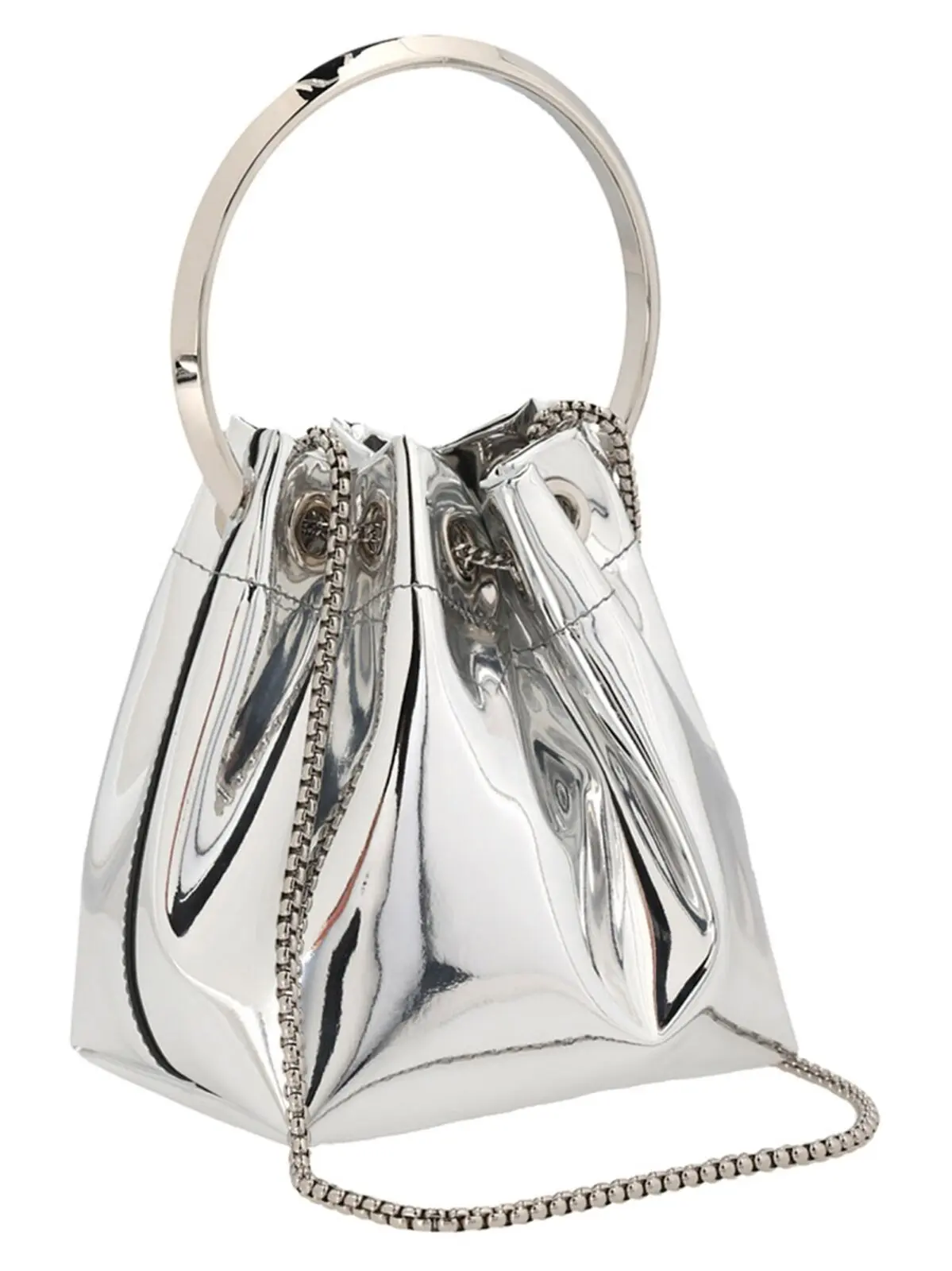 Сумка Jimmy Choo Bon Bon відро Срібна 2 'Bon Bon' bucket bag BONBONXVKSILVER JIMMY CHOO Silver