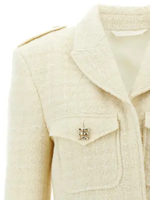 'Military' blazer Woman GIVENCHY White