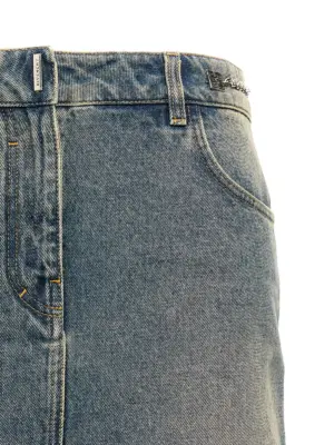 Denim mini skirt Woman GIVENCHY Blue