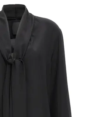 Lagallière shirt 100% silk GIVENCHY Black