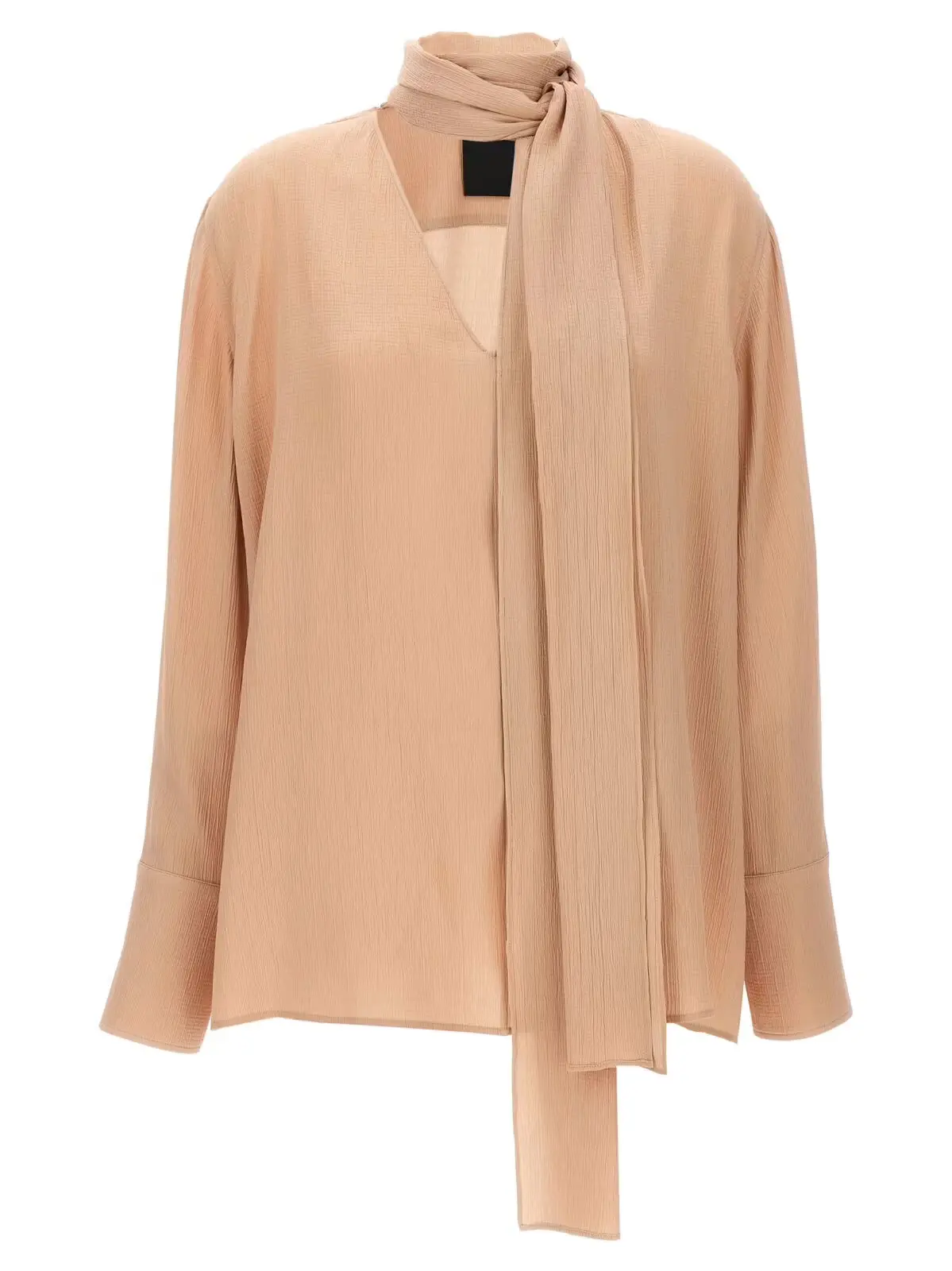 Блузка з краваткою-метеликом Givenchy 1 Pussy bow blouse GIVENCHY Beige