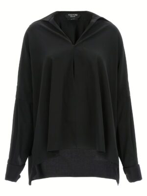 Crepe de chine shirt TOM FORD Black