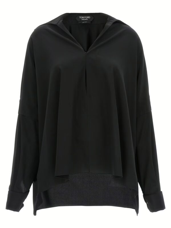 Crepe de chine shirt TOM FORD Black