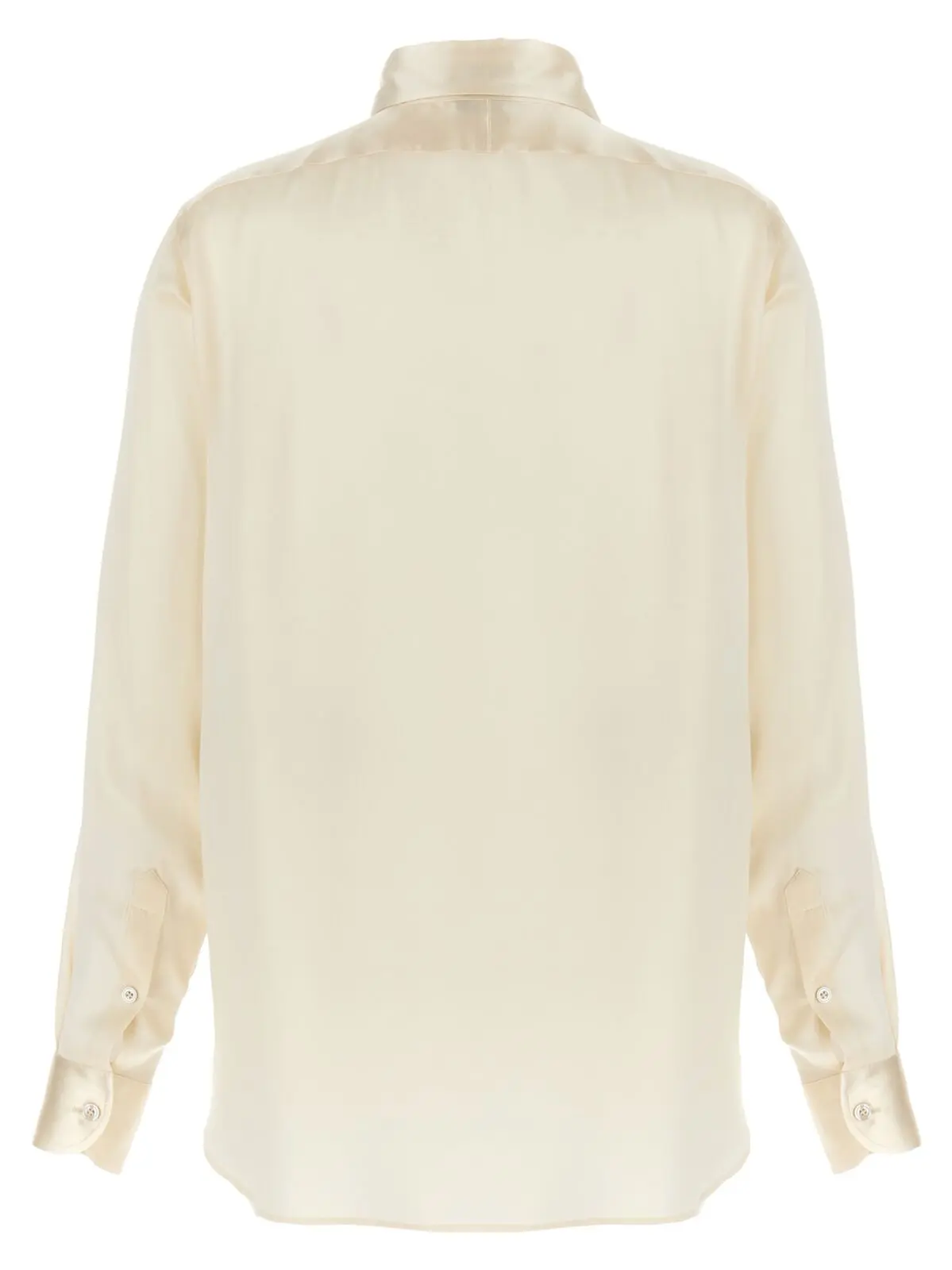 Сорочка з плісированим нагрудником Tom Ford Біла 2 Pleated plastron shirt CA3269FAX1191AW035 TOM FORD White