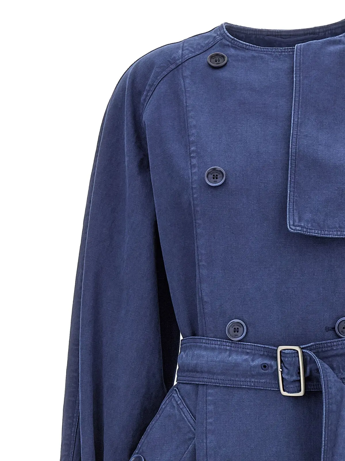 Пальто траншкот Calao Max Mara Синє 3 'Calao' trench coat Woman MAX MARA Blue
