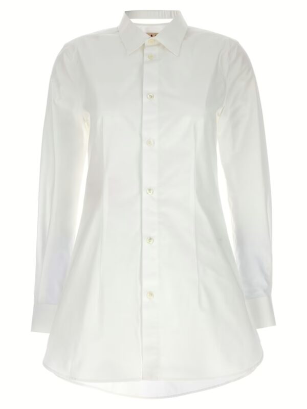 Cut-out collar shirt MARNI White