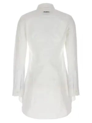 Cut-out collar shirt CAMA0556SYUTC28800W01 MARNI White