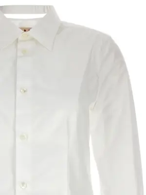 Cut-out collar shirt Woman MARNI White