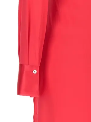 'Cervia' dress 94% silk 6% elastane LE TWINS Fuchsia