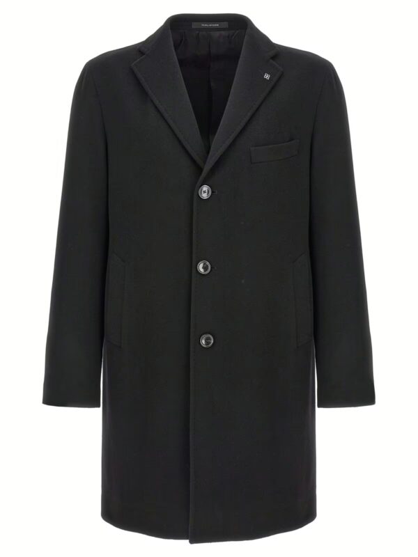 Single-breasted coat TAGLIATORE Black