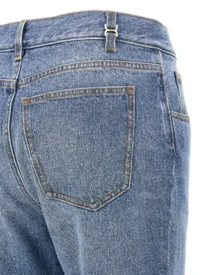 High waist jeans 100% cotton CHLOÉ Light Blue