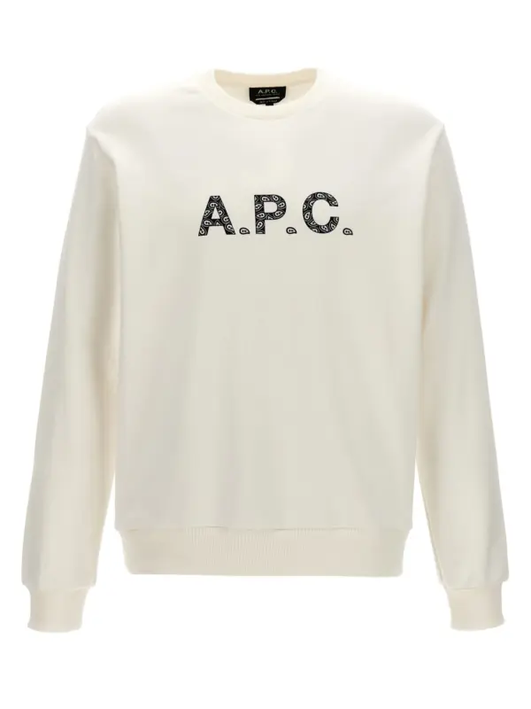 'Timothy' sweatshirt A.P.C. White/Black