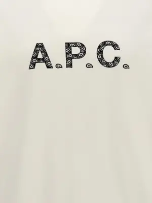 'Timothy' sweatshirt 100% cotton A.P.C. White/Black