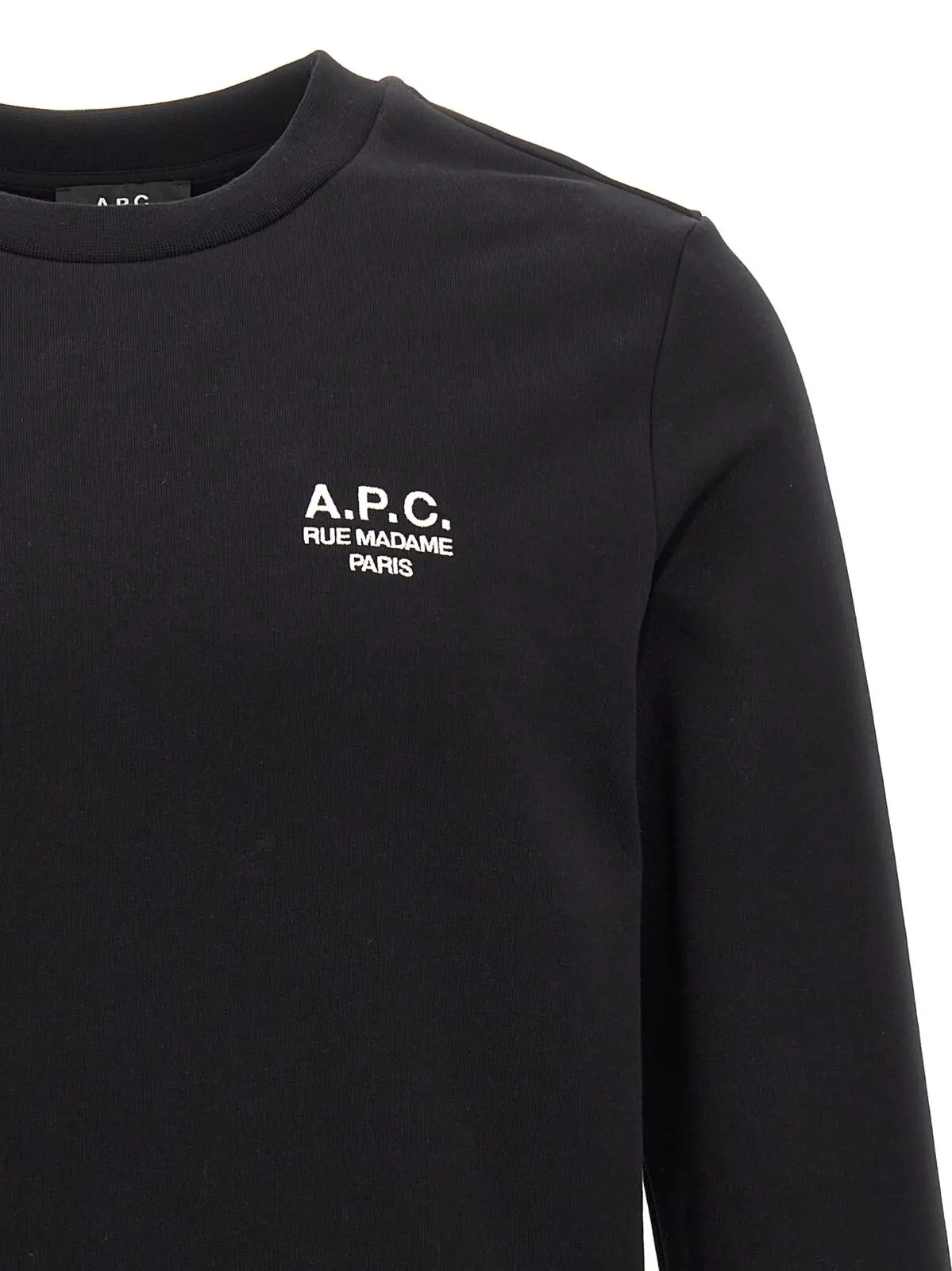 Світшот A.p.c. Rue Madame Чорно-білий 3 'Rue Madame' sweatshirt Man A.P.C. White/Black