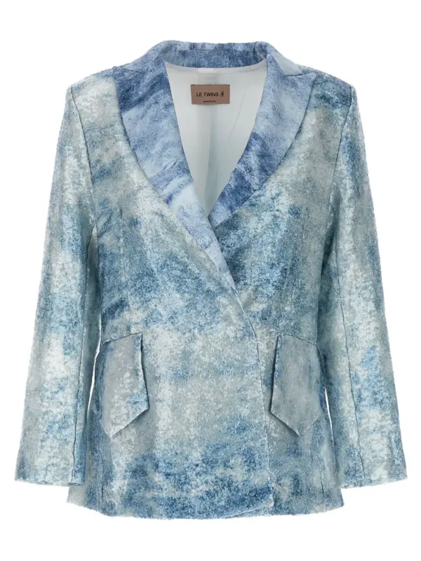 'Como' blazer LE TWINS Light Blue
