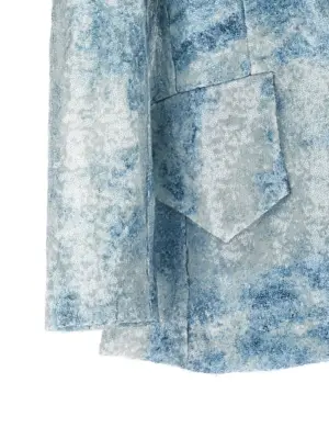 'Como' blazer 95% polyester 5% elastane LE TWINS Light Blue