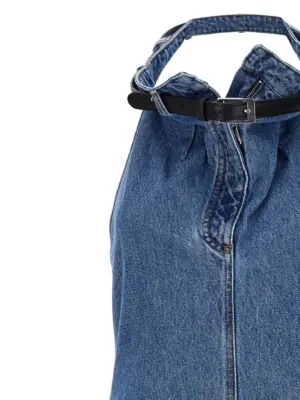 'Belt Halter Neck' dress Woman COPERNI Blue