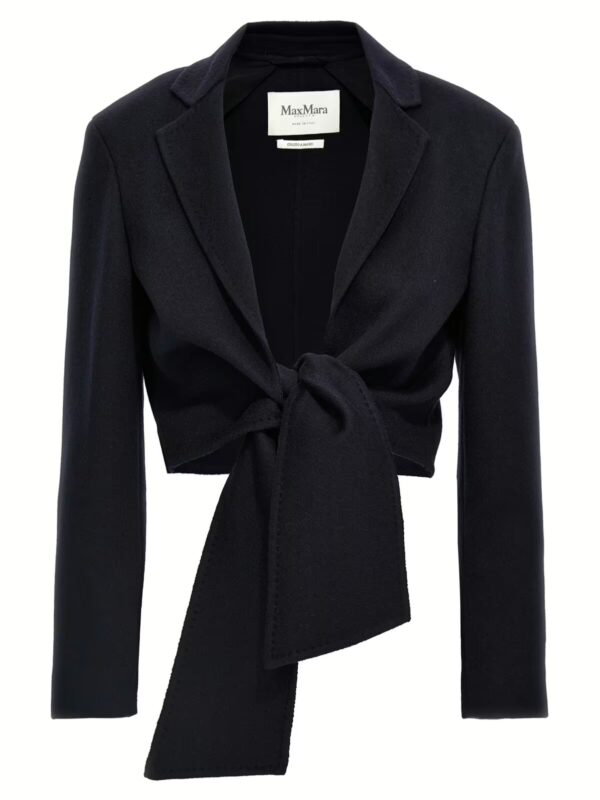 'Corone' short jacket MAX MARA Blue