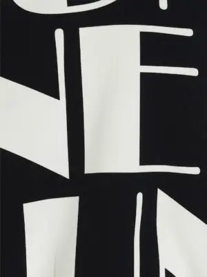 ‘Big Logo’ sweatshirt 100% cotton SUNNEI White/Black