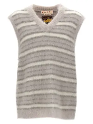 'Fuzzy Wuzzy' vest MARNI Gray