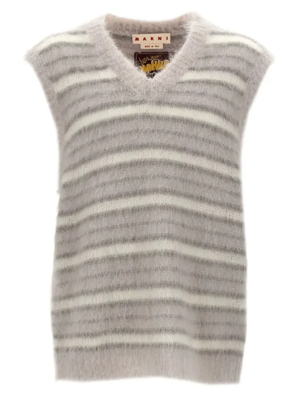 'Fuzzy Wuzzy' vest MARNI Gray