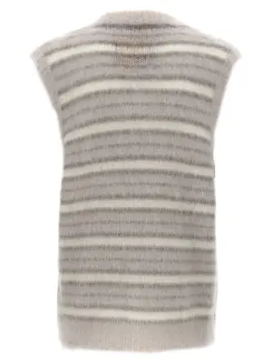 'Fuzzy Wuzzy' vest CVMG0076Q0UFU174RGN02 MARNI Gray