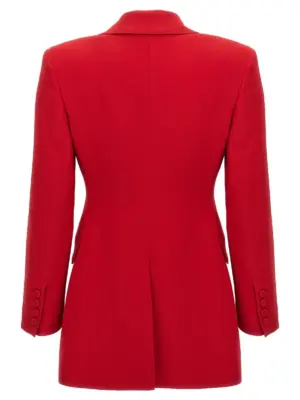 Single-breasted blazer D436I707MYQ91557 ERMANNO SCERVINO Red