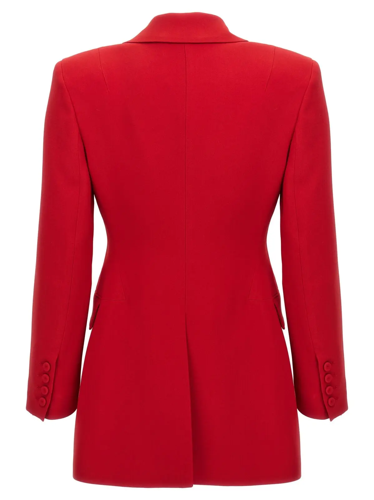 Блейзер Single-breasted Ermanno Scervino Червоний 2 Single-breasted blazer D436I707MYQ91557 ERMANNO SCERVINO Red