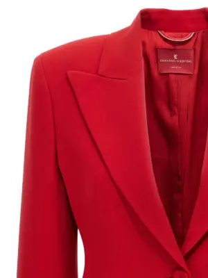 Single-breasted blazer Woman ERMANNO SCERVINO Red