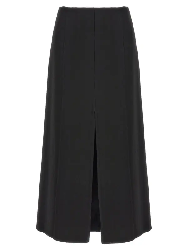 Long cloth skirt ERMANNO SCERVINO Black