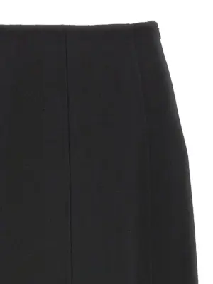 Long cloth skirt Woman ERMANNO SCERVINO Black