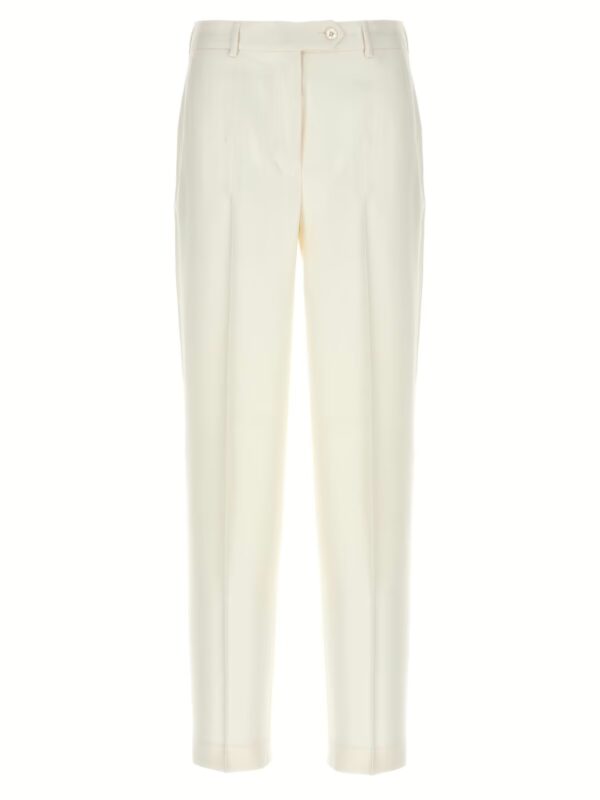 Cigarette pants KITON White