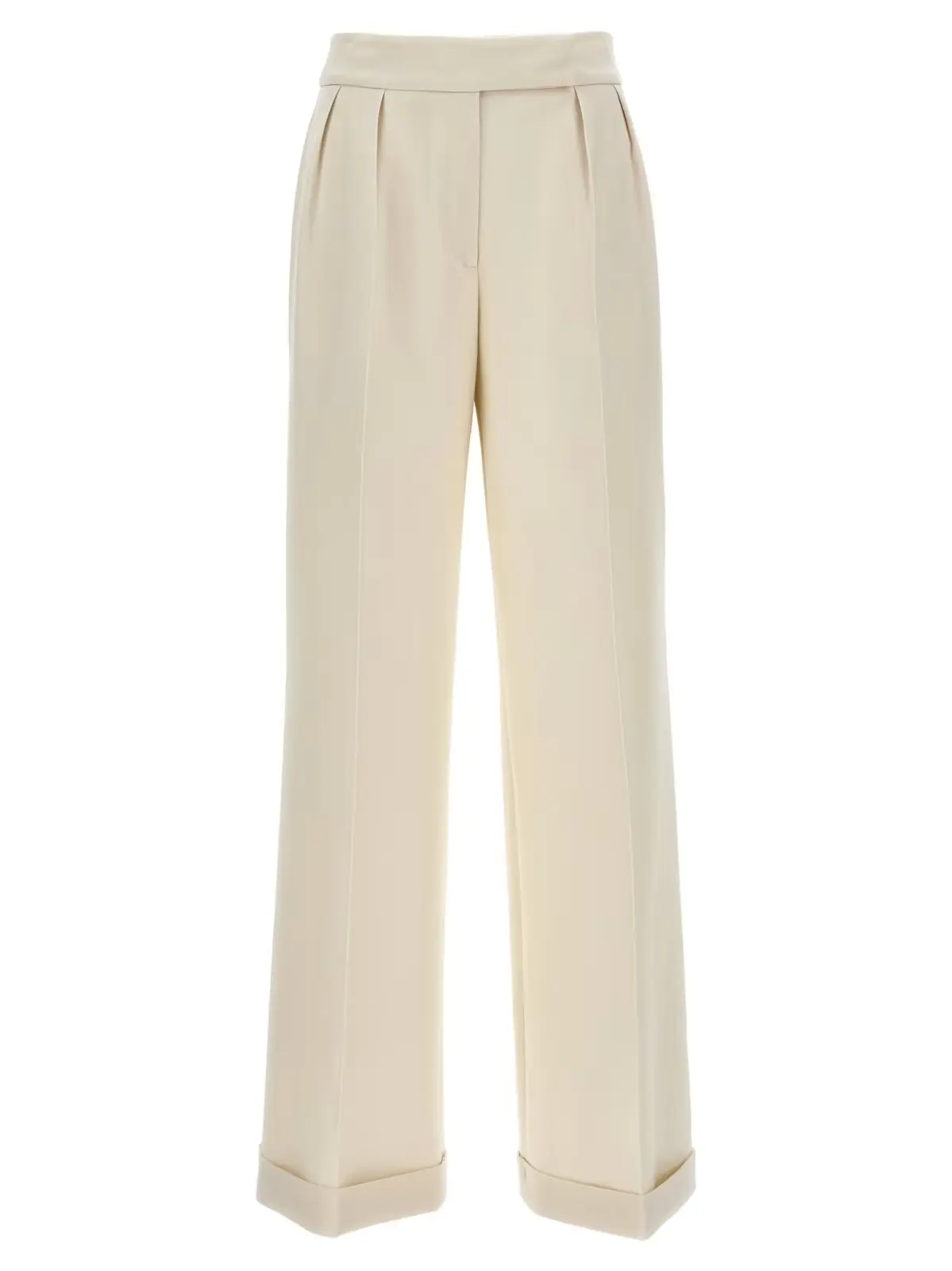 Штани зі свободним кроєм Kiton Білі 1 Loose leg pants KITON White