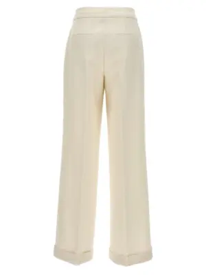 Loose leg pants D56108K0920C0145 KITON White