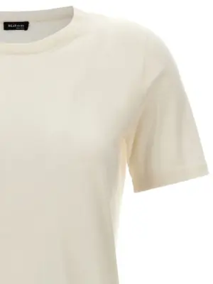 Silk cashmere t-shirt Woman KITON White
