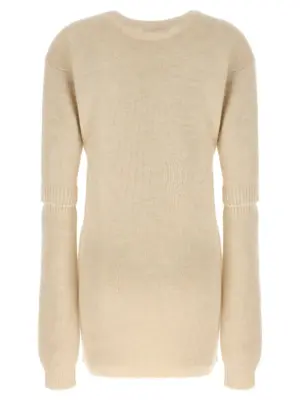Knitted dress with removable sleeves Woman LEMAIRE White