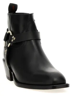 'Dulce Belt' ankle boots DUB453BKCAL06WBLACK SONORA Black