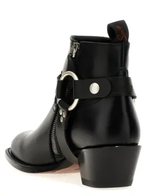 'Dulce Belt' ankle boots Woman SONORA Black