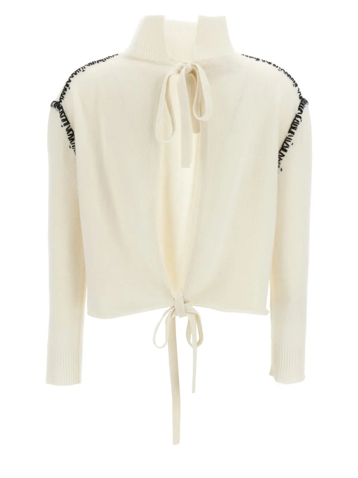 Кардиган Marni Mending detail Чорно-білий 2 Mending detail cardigan DVMD0174Q1UFZ37300W05 MARNI White/Black