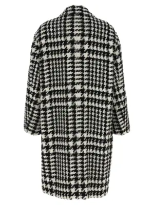 'Pied de Poule' coat F0E2FTFMMGXS8030 DOLCE & GABBANA White/Black