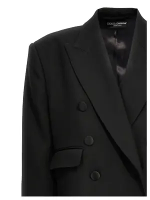 Long tuxedo coat Woman DOLCE & GABBANA Black
