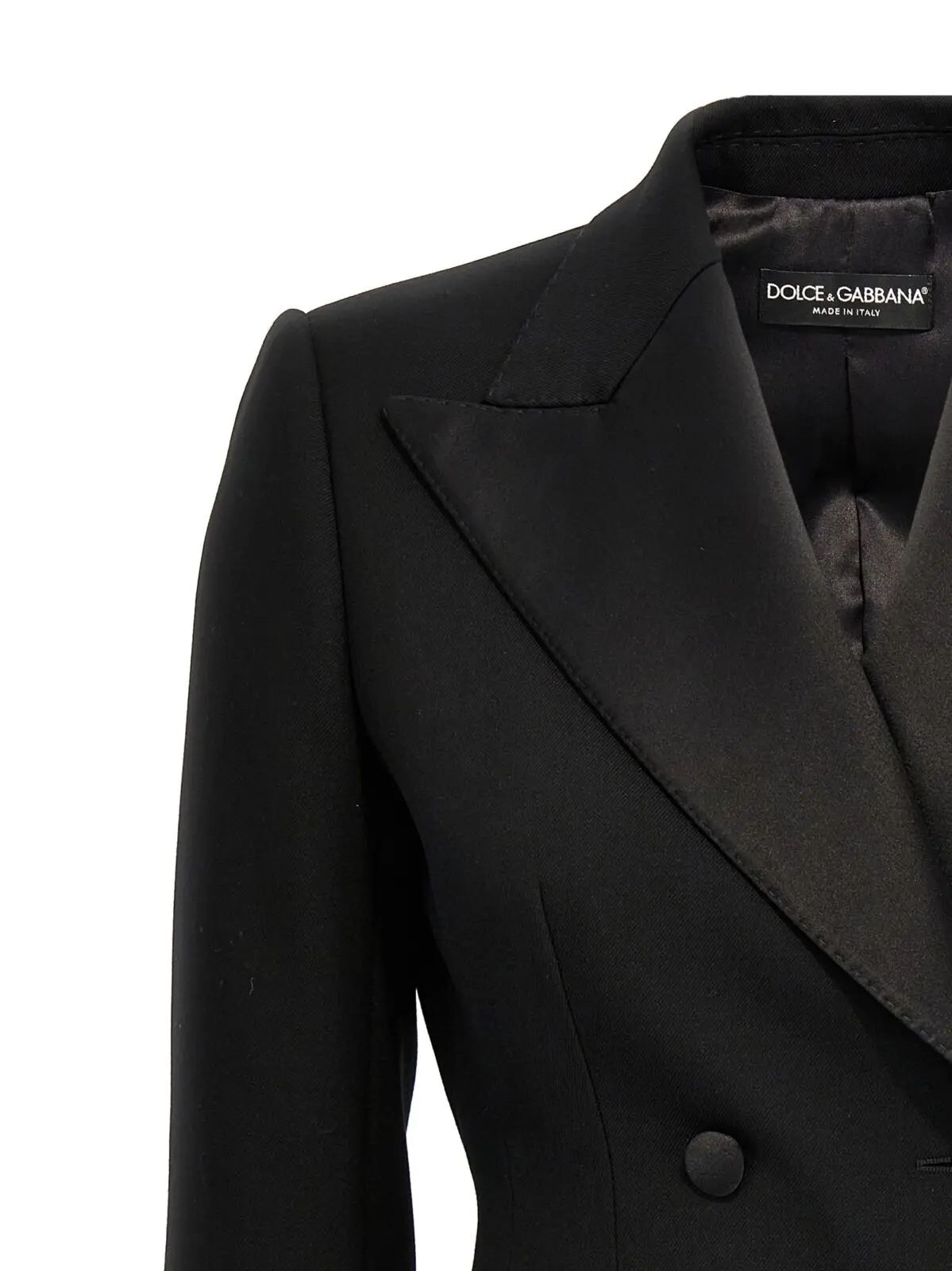Блейзер Dolce Gabbana Dolce tuxedo Чорний 3 'Dolce' tuxedo blazer Woman DOLCE & GABBANA Black