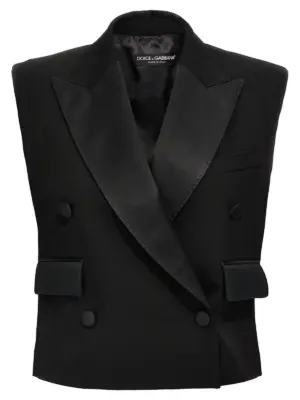 Tuxedo gilet DOLCE & GABBANA Black