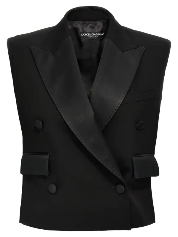 Tuxedo gilet DOLCE & GABBANA Black
